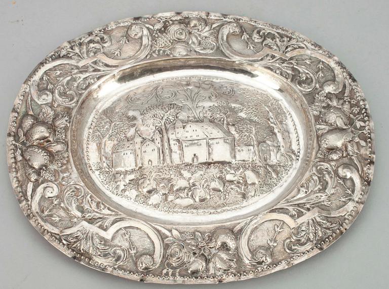 PRESENTERFAT, Barock, silver, 1700-tal.