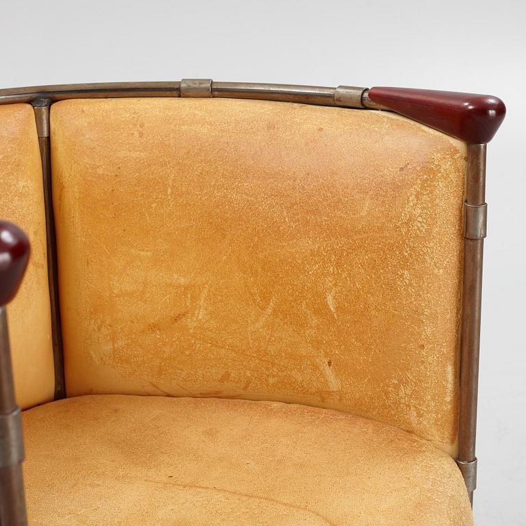 Mats Theselius, an 'Älgskinnsfåtöljen' lounge chair, Källemo, ed. 311/360, Sweden post 1991.