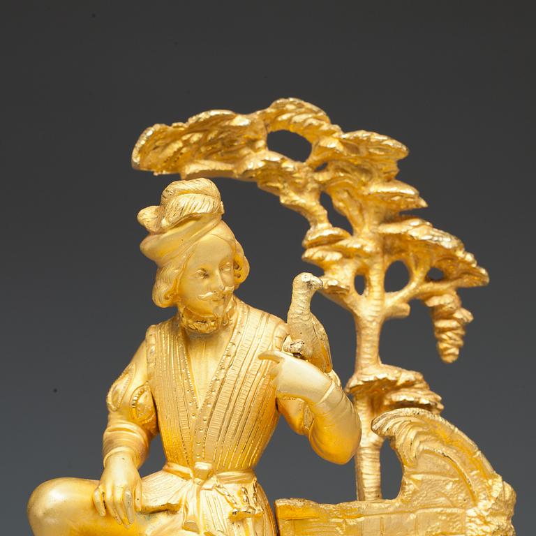 BORDSPENDYL, nyrokoko. Frankrike 1800-talets andra hälft.