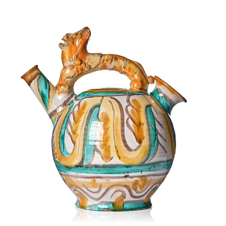 Allan Ebeling, a glazed ceramic jug, Upsala-Ekeby, ca. 1930.