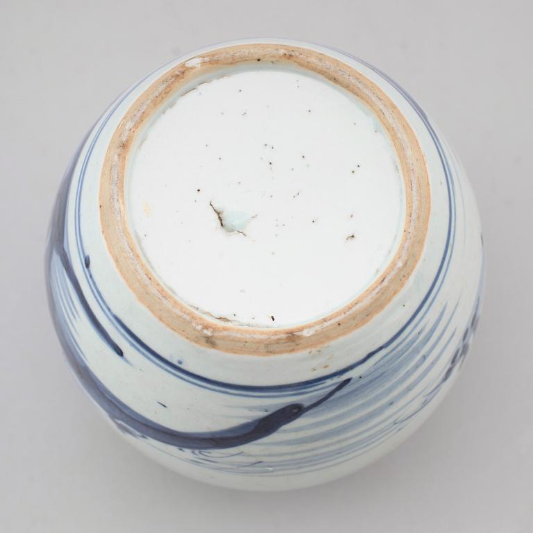 BOJAN MED LOCK, porslin, Kina, 1700-/1800-tal.