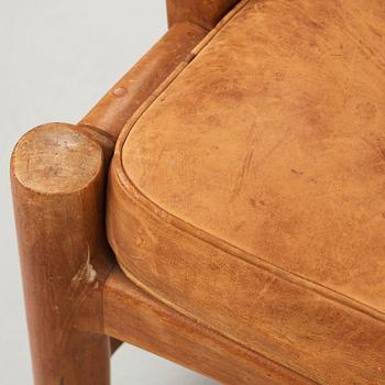 SCANDINAVIAN MODERN, fåtöljer, 3 st, 1900-talets mitt.