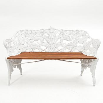 Trädgårdssoffa, Melins Metallgjuteri, Anderstorp, 1900-talets andra hälft.