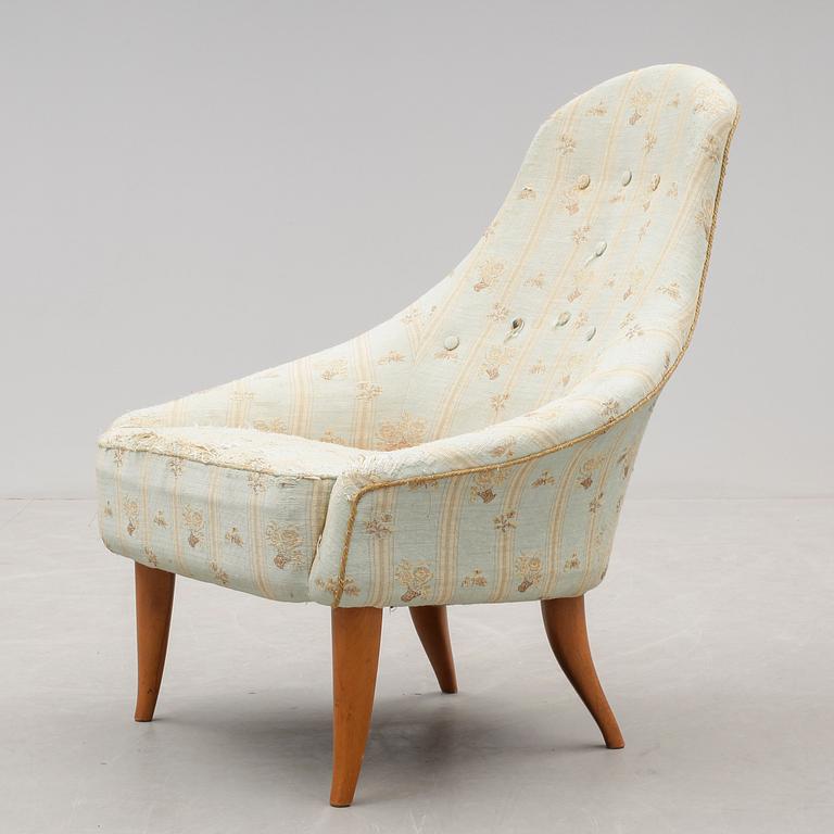 FÅTÖLJ, "Lilla Eva" ur Paradiset, Triva, Kerstin Hörlin-Holmquist för NK, 1900-talets mitt.