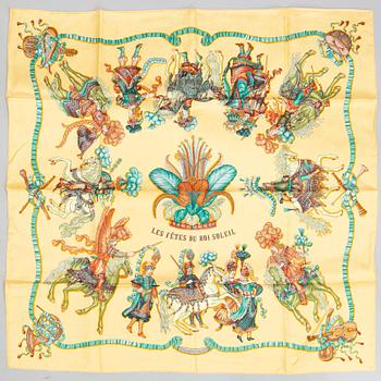 Hermès, scarf, "The Festivals of the Sun King".