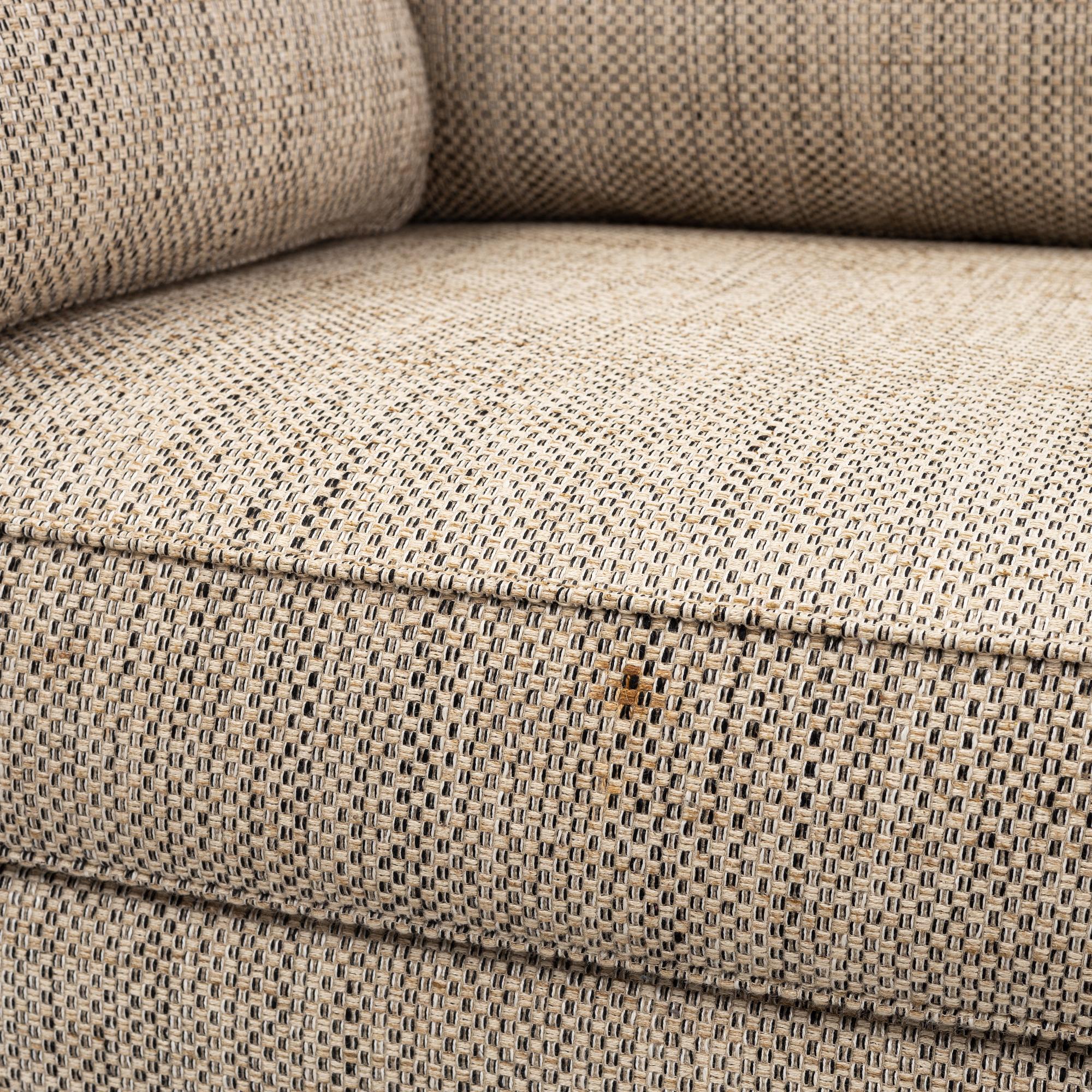A 'Tiziano' sofa from Frigerio, Italy.