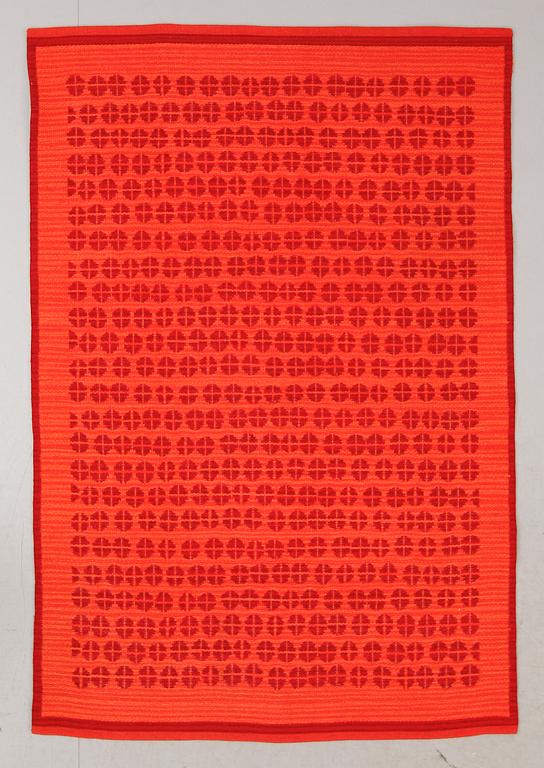 MATTA, dubbelvävd, Ingrid Dessau, signerad ID. Ca 205 x 138 cm.