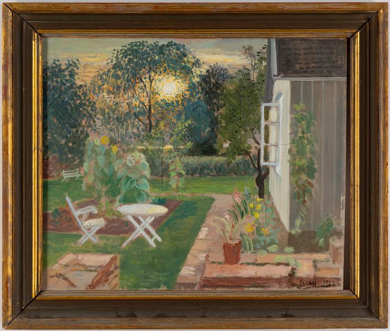 ARTHUR PERCY, oil on panel, signed and dated 1927.