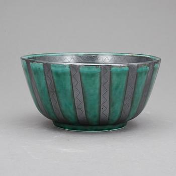 SKÅL, "Argenta", Wilhelm Kåge, Gustavsberg, 30/40-tal.