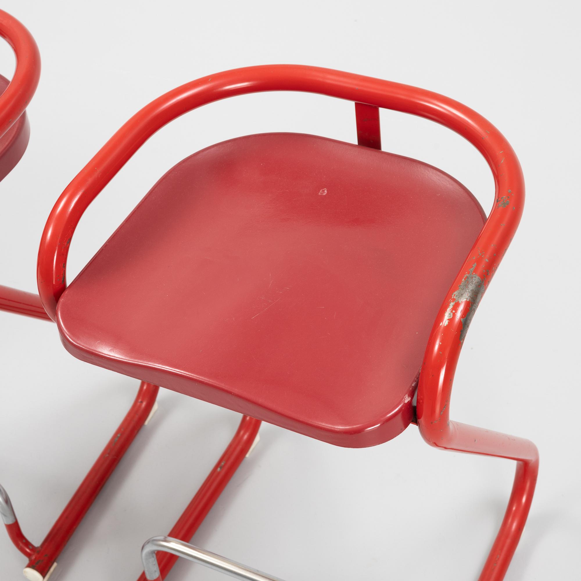 A set of three S70-3 barstools by Börge Lindau & Bo Lindekrantz for Lammhults 1968.