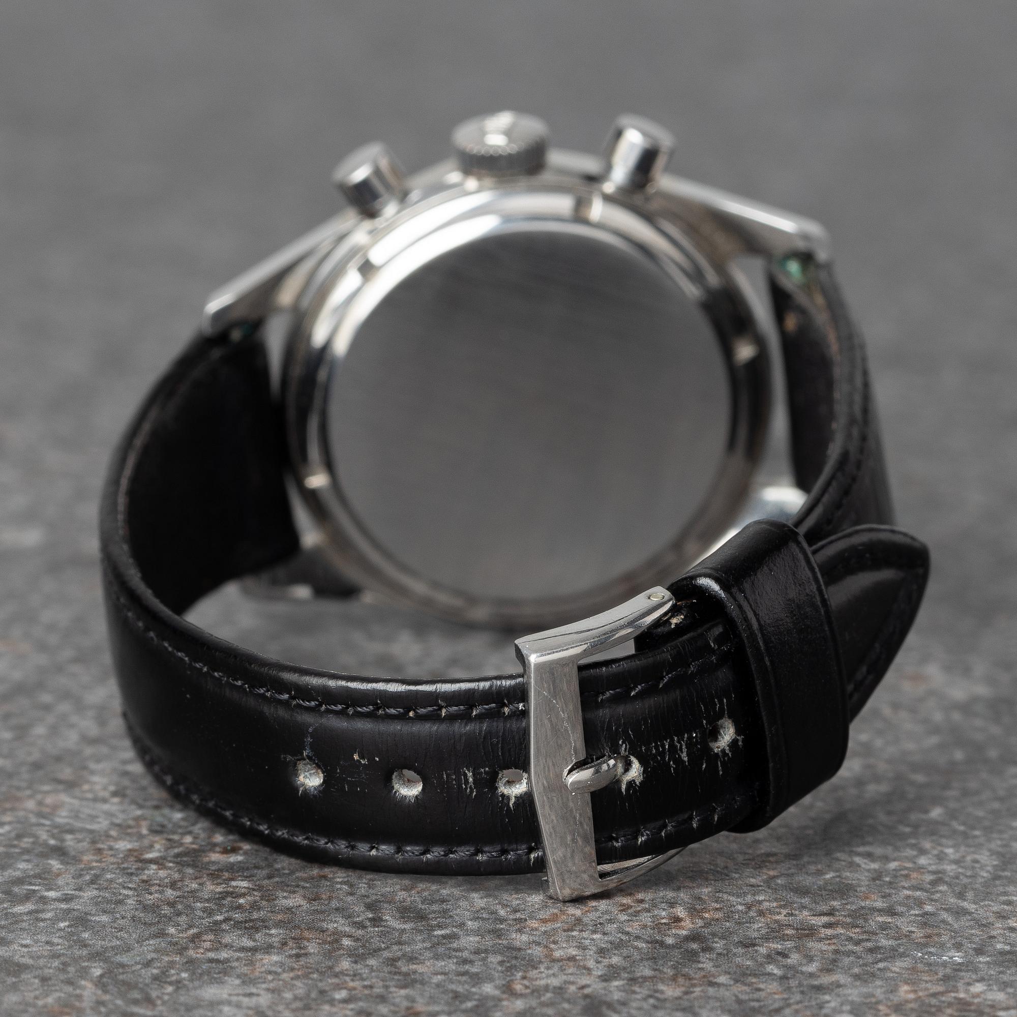 Heuer, Carrera 45, chronograph, ca 1965.