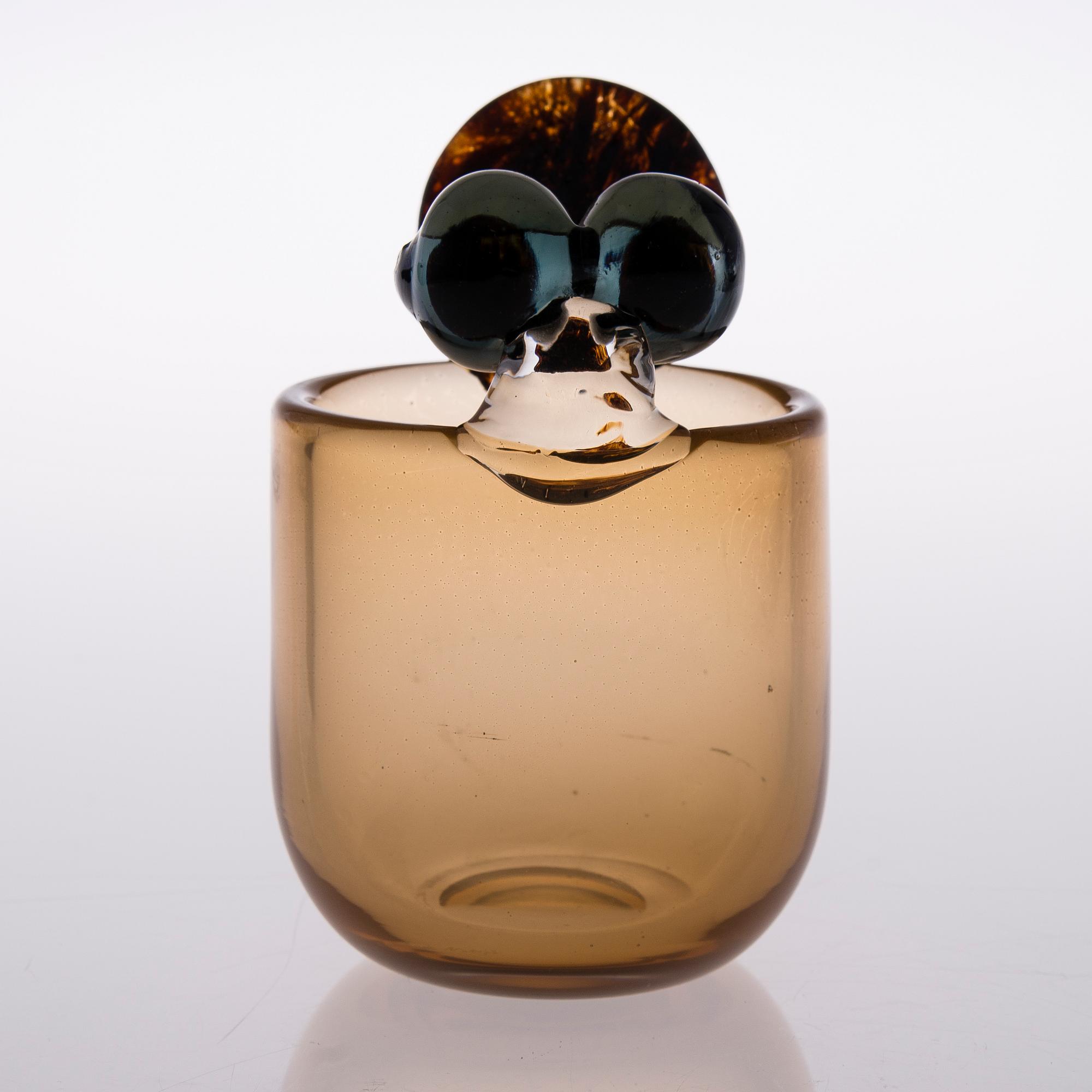 A 'Pompom' vase, signed Oiva Toikka, Nuutajärvi Notsjö.