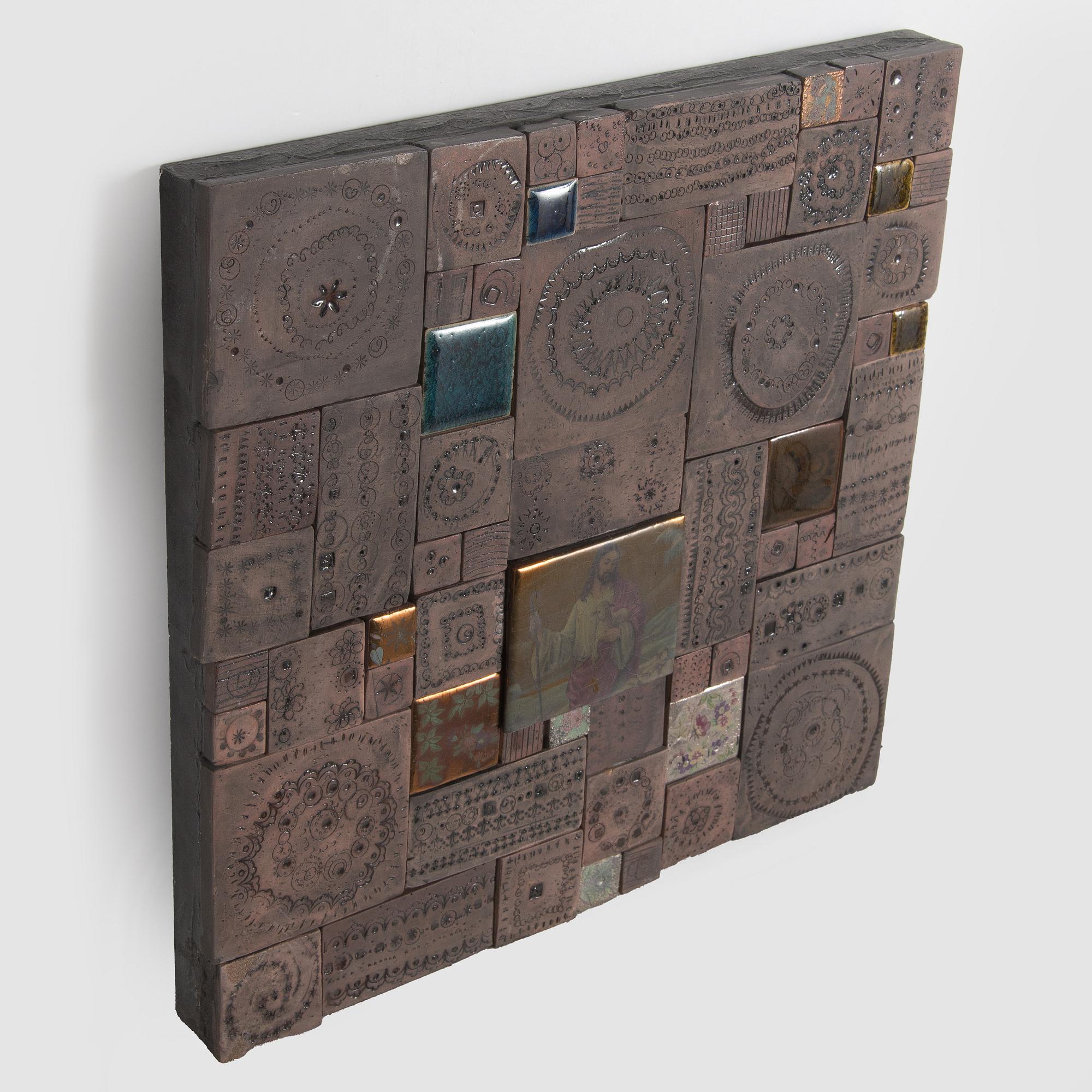 Rut Bryk, relief, signed a tergo.