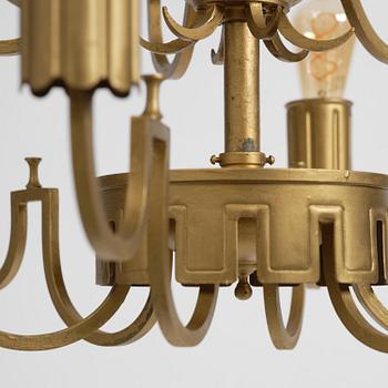 Swedish Grace, an imposing chandelier, 1920s-30s.