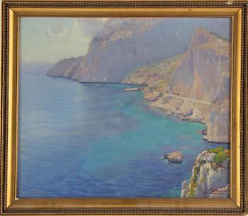 Enrico Gargiulo, oil on canvas, signed.
