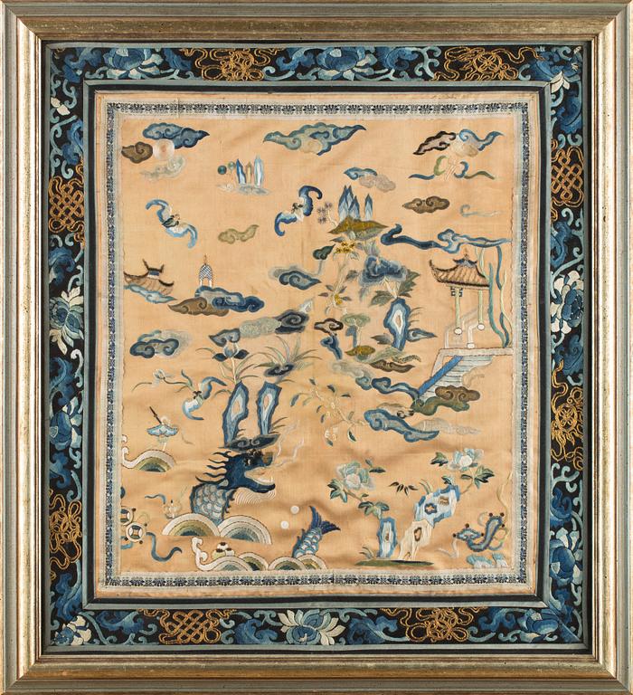 SIDENBRODERI, 18/1900-tal.