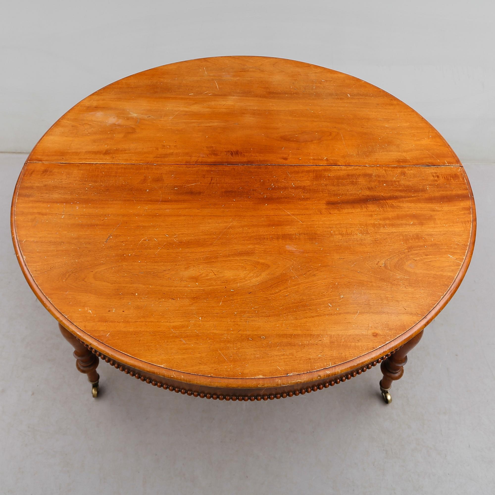 MATBORD, senempire, 1800-talets mitt.