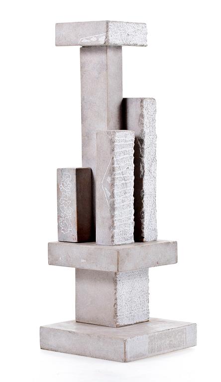 STEFAN THORÉN, skulptur, kalksten. Signerad.