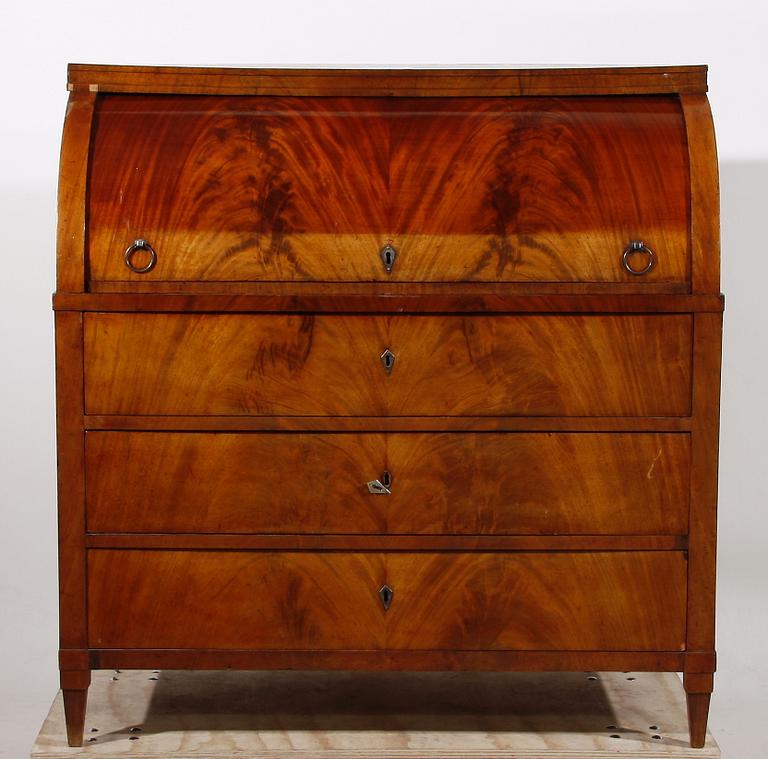 RULLKLAFFSEKRETÄR, empire, 1800-talets första hälft. Nordeuropa.