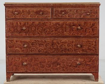 BYRÅ, allmoge, Hälsingland, 1800-talets första hälft.