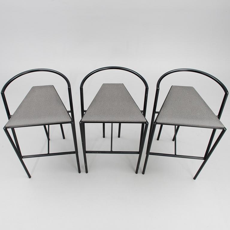 JOUKO JÄRVISALO, barstolar, 3 st, "Soda", Inno Interior. 1988.