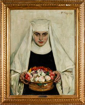FRIEDRICH FEHR, olja på duk, signerad och daterad 1919.