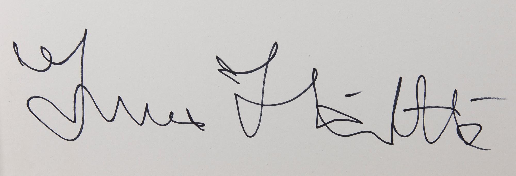 ISMO HÖLTTÖ, fotografi, pigment print, signerad a tergo.