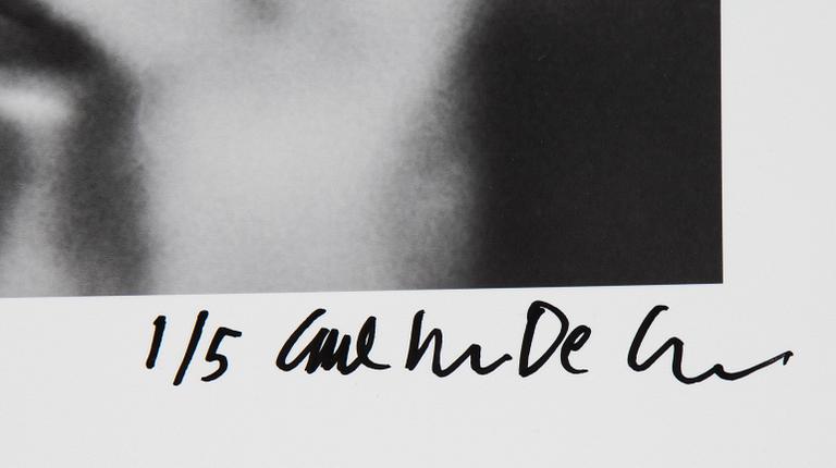 Carl Johan De Geer, photo, signed 1/5.