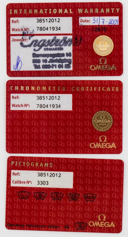 OMEGA, Speedmaster, Broad Arrow, "Tachymètre Base 1000", Chronometer, chronograph, wristwatch, 42 mm,