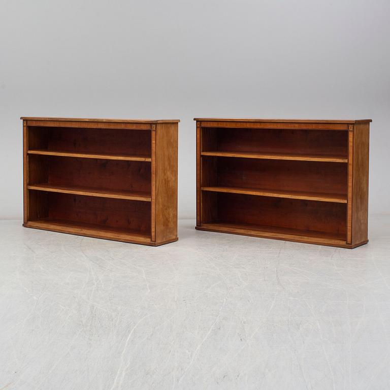 A pair of bookshelves, 1920s / 30s.