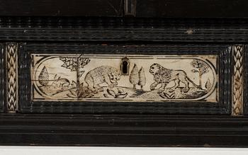 A Swedish cabinet from the late 17th century.