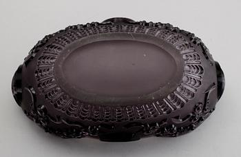 SKÅL, lilatonat glas, Edvin Ollers, 1900-talets första hälft.