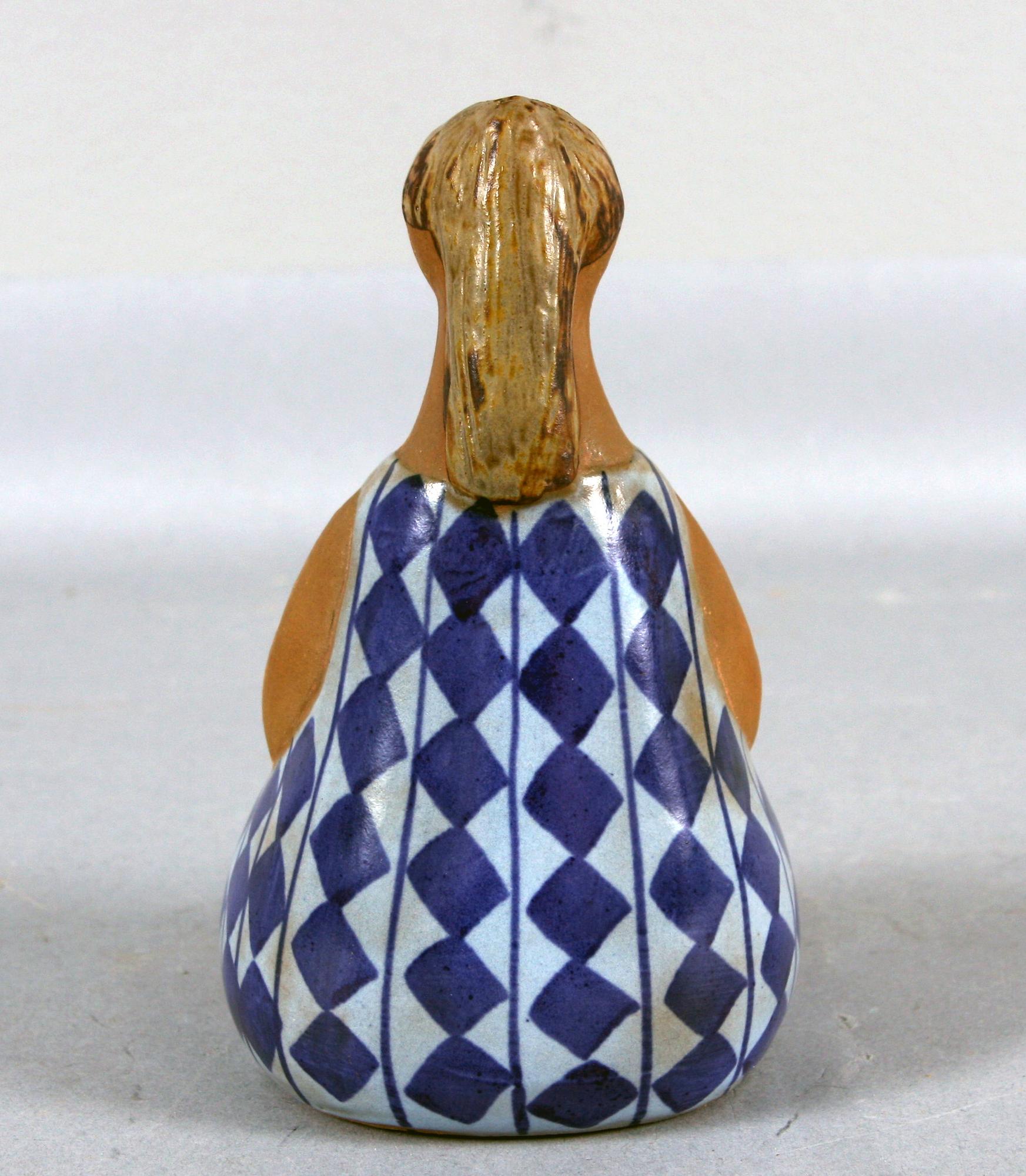 FIGURIN, stengods. "Amalia", Lisa Larson, Gustafsberg.