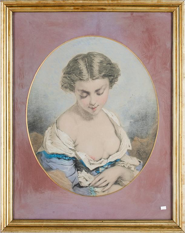 EGRON LUNDGREN, pastell, sign.