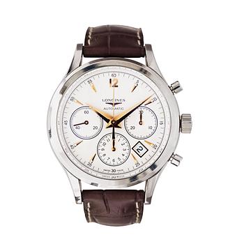 140. Longines - Heritage Chronograph. Steel. Automatic. Ø 40 mm. 2012.