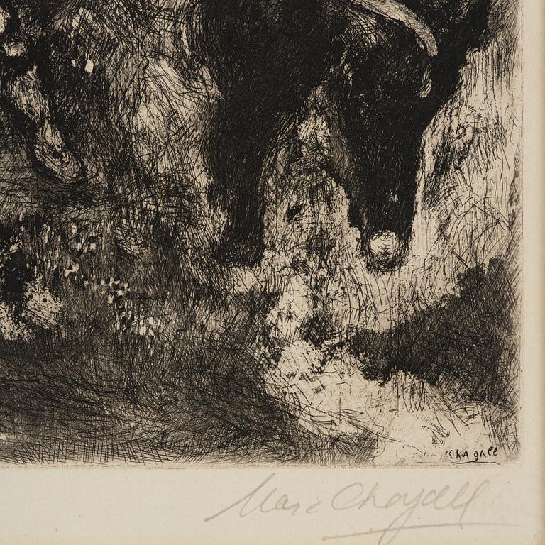 Marc Chagall, "Les deux taureaux et une grenouille".