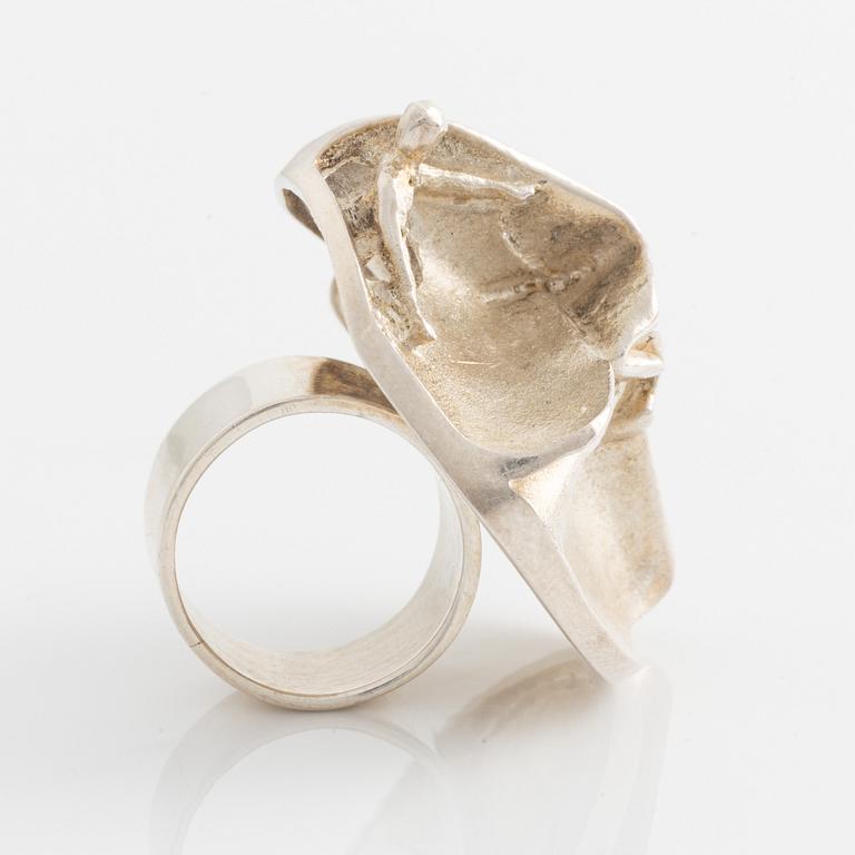 Björn Weckström, ring, "Jaara's Dream", sterling silver.