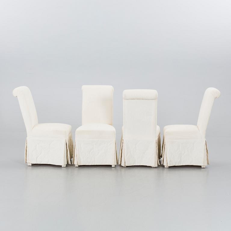 MATBORD samt 4 STOLAR, modern tillverkning.
