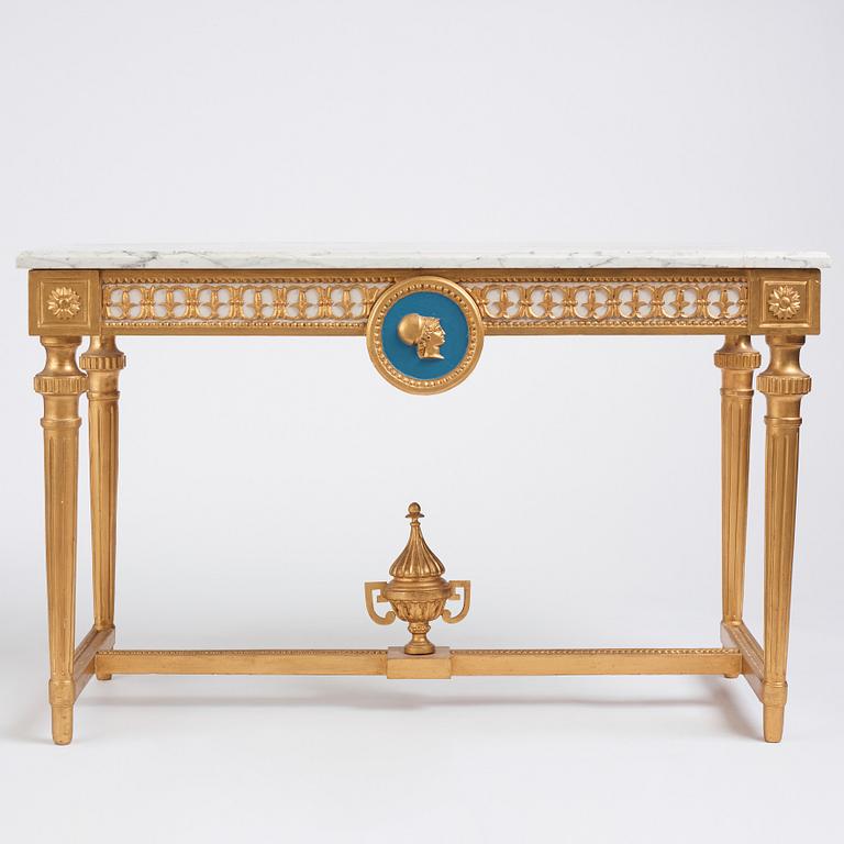 Konsolbord, Stockholmsarbete i Pehr Ljungs art (1743-1819), Sengustavianskt.