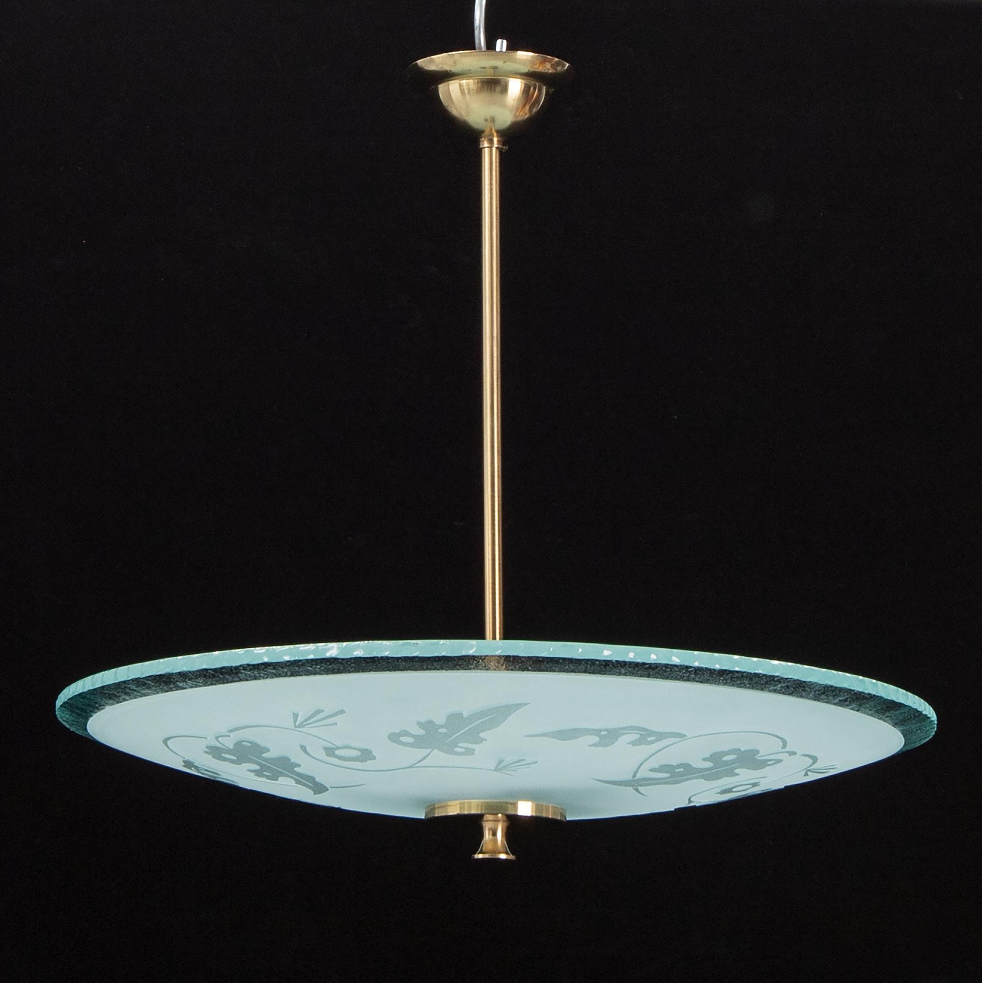 A 1940s ceiling light.