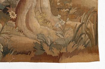 A french 'Verdur' tapestry, c. 200 x 289 cm, France, second half of the 19th century.