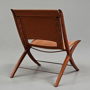 FÅTÖLJ, "The X-Chair", Peter Hvidt, Ola Molgaard-Nielsen, 1950/60-tal.