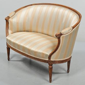 SOFFA, s.k Marquise, Louis XVI stil, 1800-tal.
