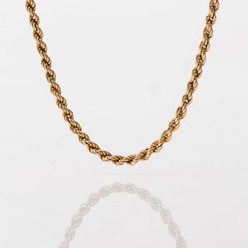 HALSKED, 14K guld. Vikt ca 14,3 g.