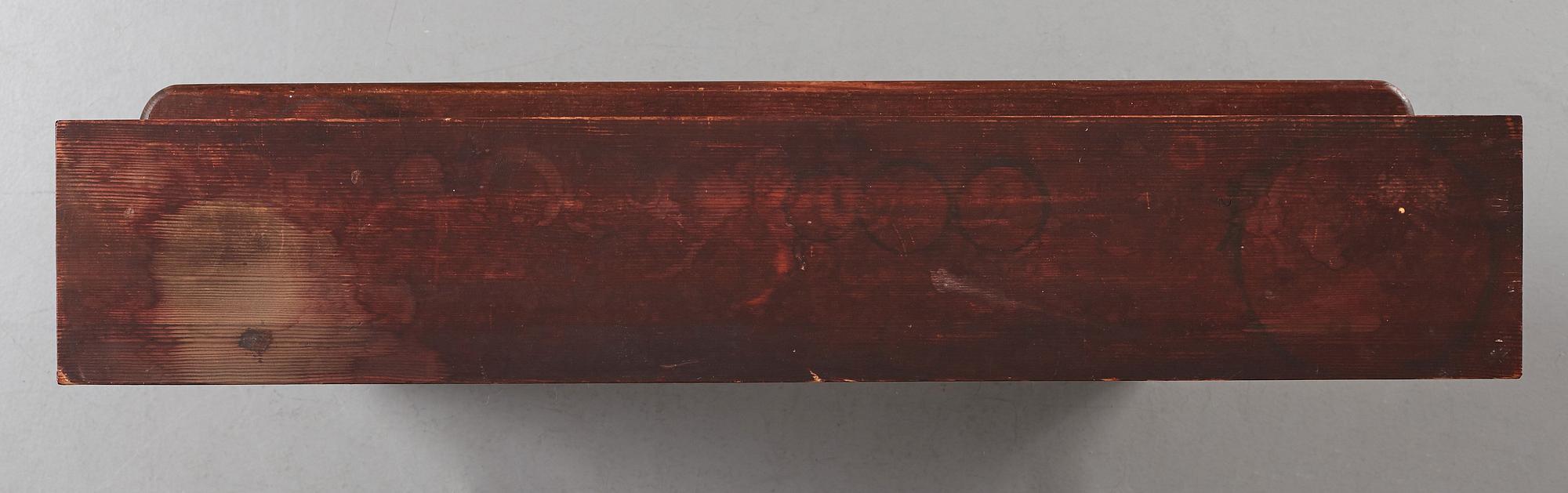 Axel Einar Hjorth, a stained pine "Sport" bookcase, Nordiska kompaniet, 1930's.