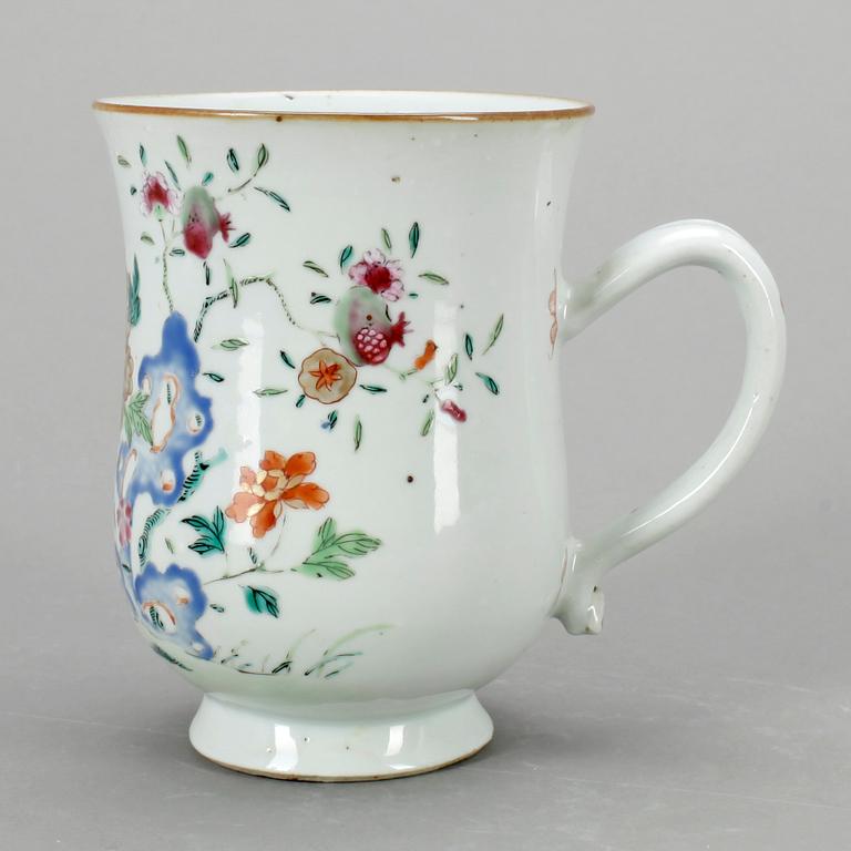 MUGG, porslin, Kina, Qian Long (1736-1795).