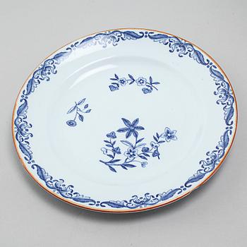 24 pieces of "Ostindia" table ware in earthenware, Rörstrand, 20th century.