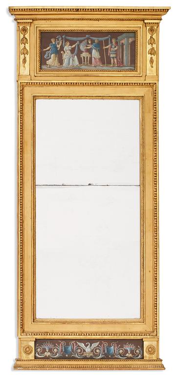 A late Gustavian mirror.