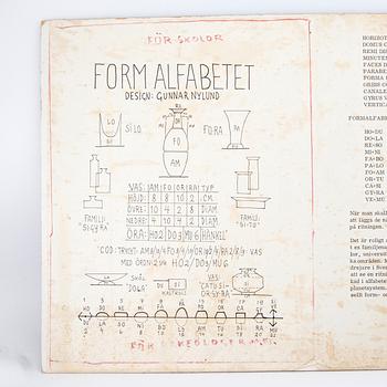 Gunnar Nylund, nine models for the Formalphabet.