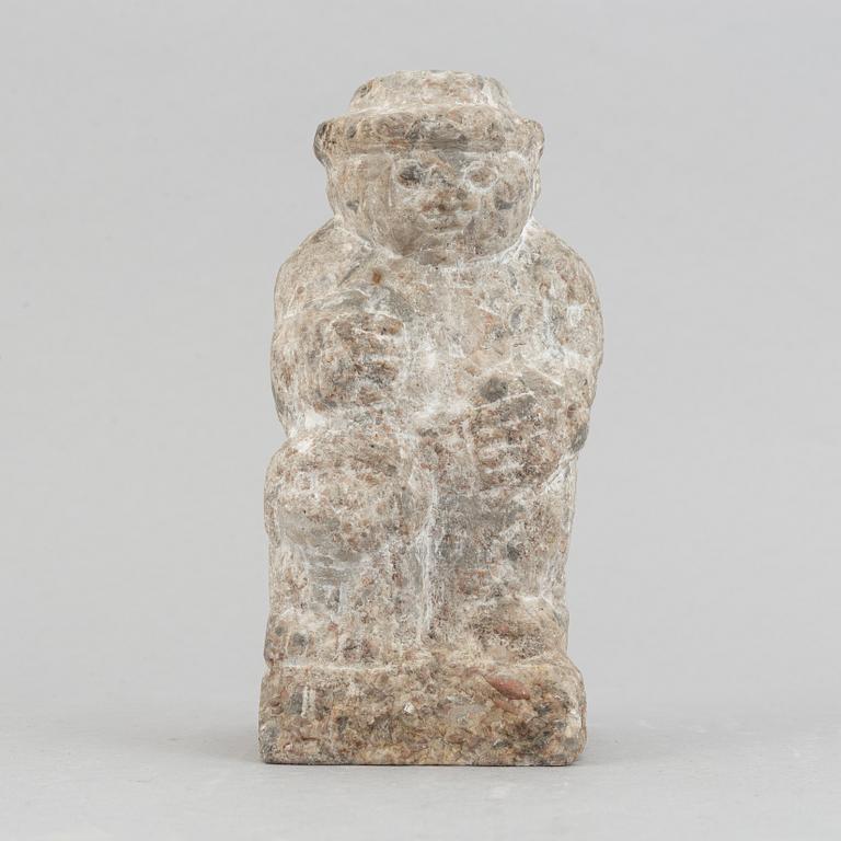 Sven Lundqvist, stone sculpture, signed.